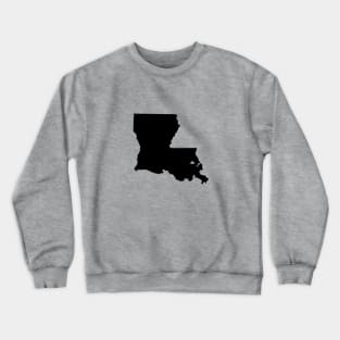 Louisiana Black Crewneck Sweatshirt